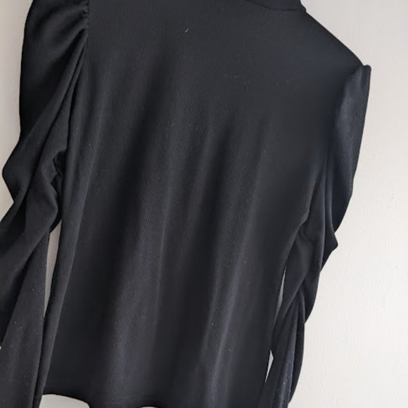 Shein Black Long Sleeved Shirt Size XL - Picture 4 of 8